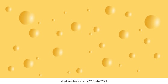 Piece of cheese icon or symbol. texture of the cheese with holes. Vector yellow food or snacks background. Yummy, delicious or tasty. Bubble. cheeses parts and slices. Emmentaler of Leerdammer