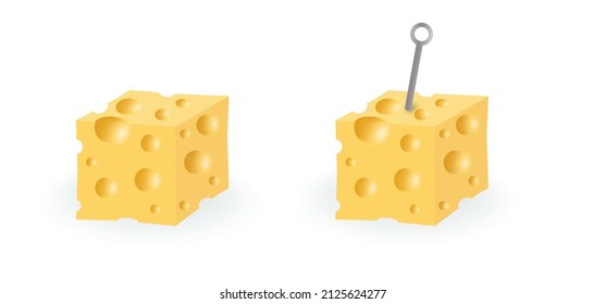 Piece of cheese icon or symbol. texture of the cheese with holes. Vector yellow food or snacks background. Yummy, delicious or tasty. Bubble. cheeses parts and slices. Emmentaler of Leerdammer