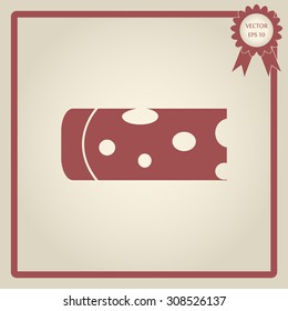 Piece of cheese isolated 