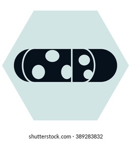 Piece of cheese isolated