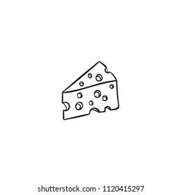 Piece Of Cheese vector icon
