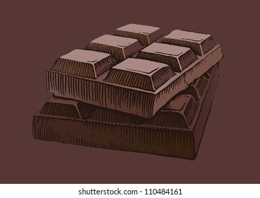 Piece of chocolate