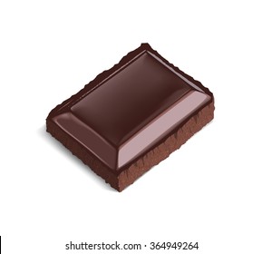 trozo de chocolate