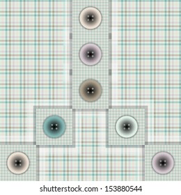 piece of cloth with buttons
