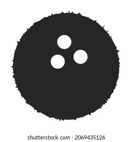 Piece coconut vector icon.Black vector icon isolated on white background piece coconut.