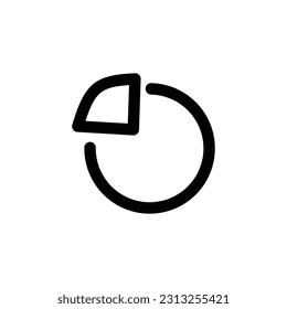 piece flat icon vector illustration.