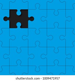 A lot of piece flat puzzle presentation. Many step puzzles business background. Simple pattern. Section compare service banner.
