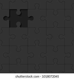 A lot of piece flat puzzle presentation. Many step puzzles business background. Simple pattern. Section compare service banner. Vector puzzle illustration template simple shape. 3d Abstract Background