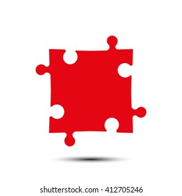 piece flat puzzle round infographic presentation step circle business diagram. section compare service banner. Vector illustration template shape . 3d Abstract Background
