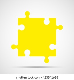 piece flat puzzle round infographic presentation.  step circle business diagram. section compare service banner. Vector illustration template shape . 3d Abstract Background