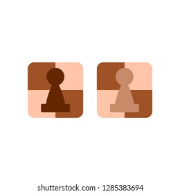 Сhess piece icon.vector illustration