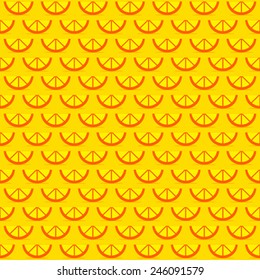 piece of lemon seamless pattern design vector