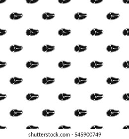 Piece Of Meat Beef Pattern. Simple Illustration Of Piece Of Meat Beef Vector Pattern For Web