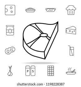 piece of meat icon. Food icons universal set for web and mobile