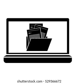 Piece of paper and file inside device design