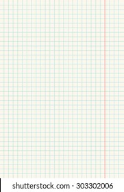 a piece of paper into small squares. nice background. graph paper illustrator background