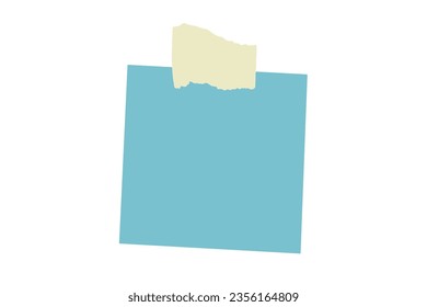 a piece of paper is taped to the wall