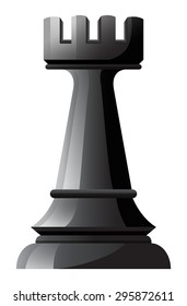 Piece of pawn chess in simple design