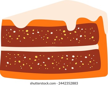 Piece Of Pie Vector Illustration