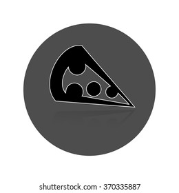 A piece of pizza icon