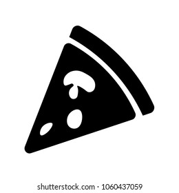 piece of pizza vector icon sign