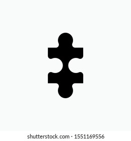 Piece of Puzzles Icon - Vector, Sign and Symbol for Design, Presentation, Website or Apps Elements.