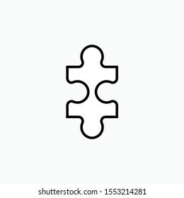 
Piece of Puzzles Icon - Vector, Sign and Symbol for Design, Presentation, Website or Apps Elements.