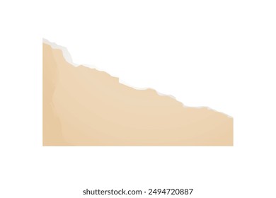 un pedazo de papel rasgado, un collage de cuadernos, un periódico viejo. Desechos de papel, papel en blanco. 