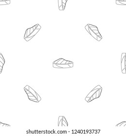 Piece tuna pattern seamless vector repeat geometric for any web design