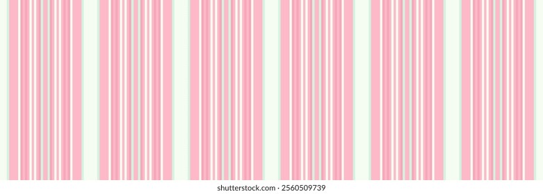 Piece vertical vector background, linen lines texture textile. Free fabric seamless pattern stripe in light and honey dew colors palette.