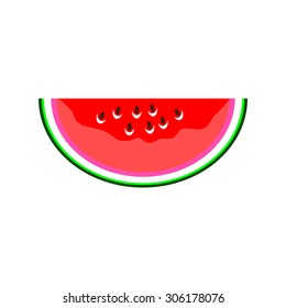 a piece of watermelon