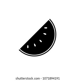 piece of watermelon icon. Element of minimalistic icon for mobile concept and web apps. Signs and symbols collection icon for websites, web design, mobile app on white background