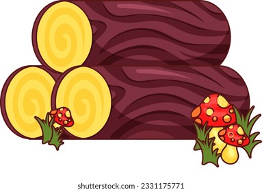 Ilustración de Vector de madera