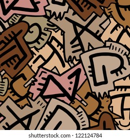 Pieces art background