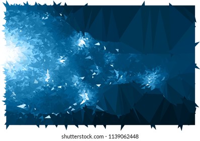 pieces of ice abstraction background for flyer and website