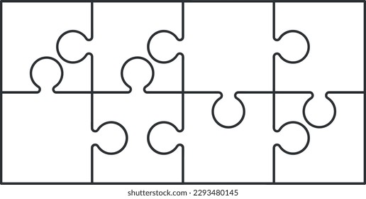 Pieces of jigsaw puzzle as background