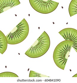 Pieces of kiwi