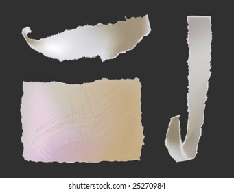 pieces of paper