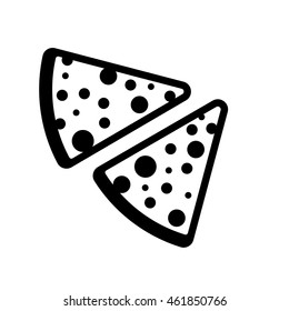 pieces of pizza icon