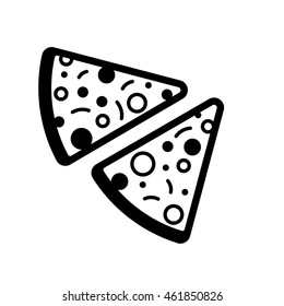 pieces of pizza icon