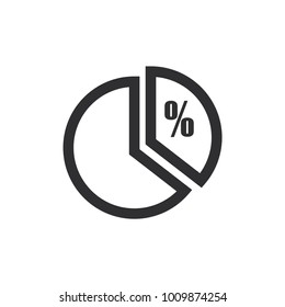 Piechart Icon. Revenue Symbol Modern, Simple, Vector, Icon For Website Design, Mobile App, Ui. Vector Illustration