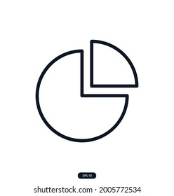 pie-chart Icons. e-commerce icon. Сollection of Web and App icons for an online store, delivery, payment, shopping cart, Online Shopping. vector eps 10