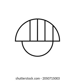 Pie-Graph. Graph Related Vector Line Icon 