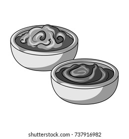 Piello, single icon in monochrome style.Piello, vector symbol stock illustration web.