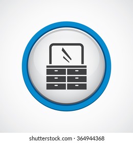 pier glass icon, on white background