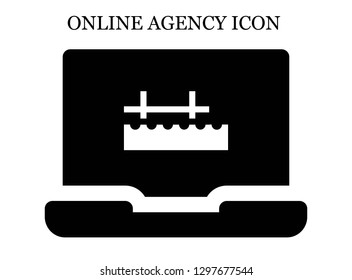 Pier search icon. Editable Pier search icon for web or mobile.