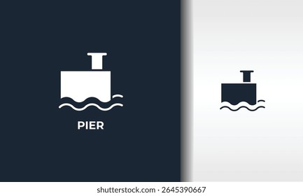 Pier Vector, Icon Or Logo Sign Isolated Symbol Illustration