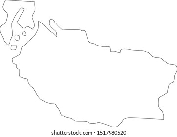 pierce county map in state of washington
