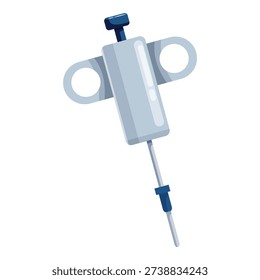 Piercing gun with safety clip ensuring precise and hygienic body piercing procedures