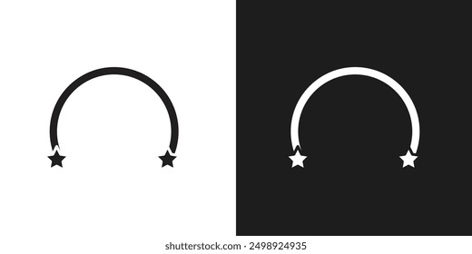 Piercing icon line art vector